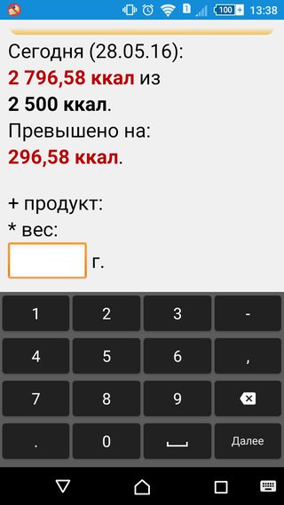 Режим ввода