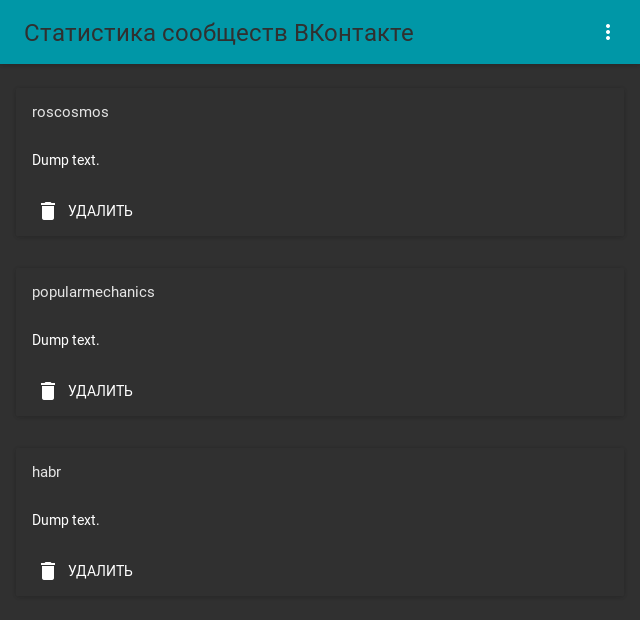 Group list